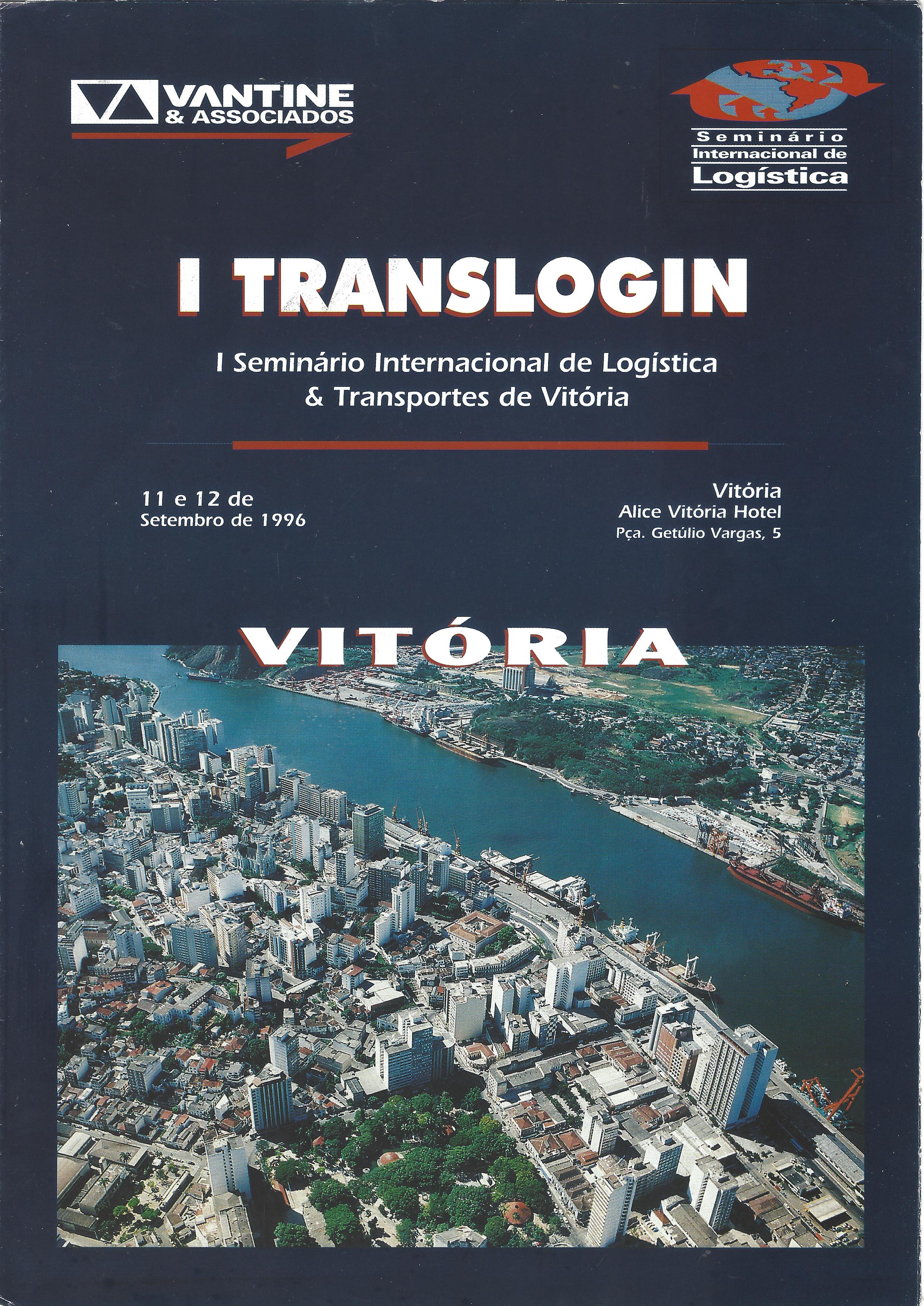 I TRANSLOGIN – I seminário internacional de logística e transportes de Vitória