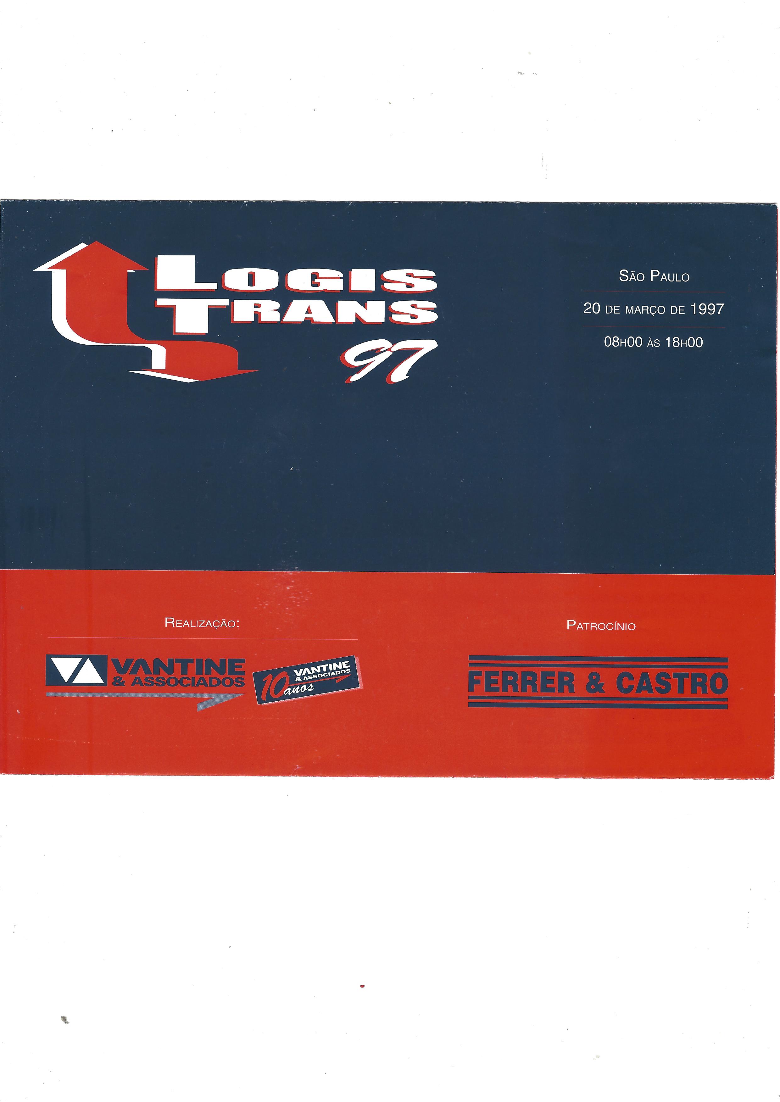 LOGISTRANS 97 – Simpósio de transportes no processo logístico