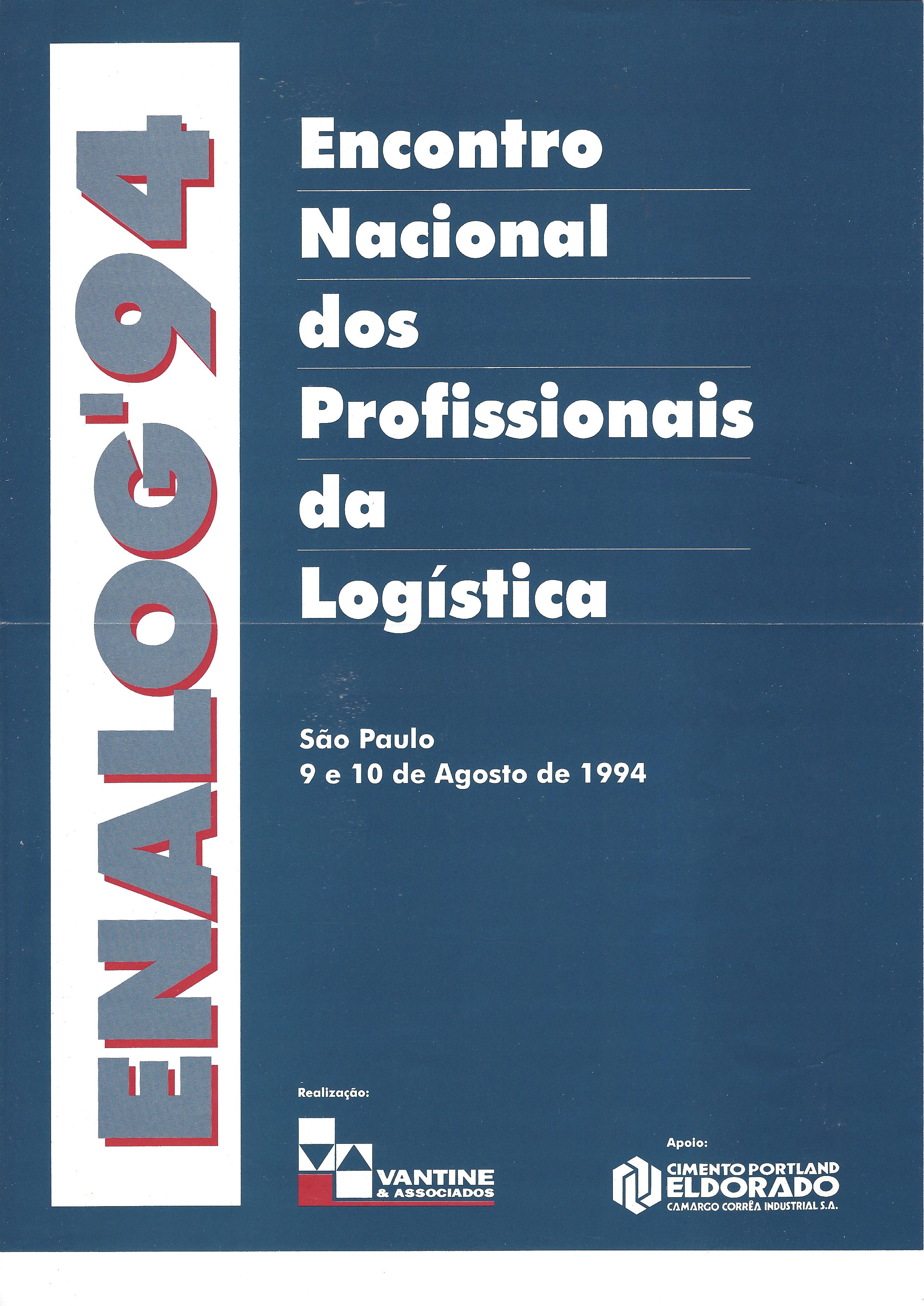 ENALOG’94 – Encontro nacional dos profissionais da logística
